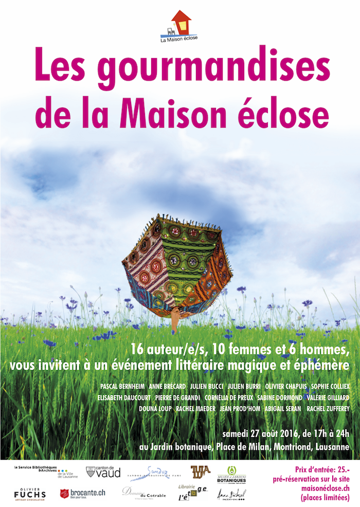 affiche Maison éclose 2016